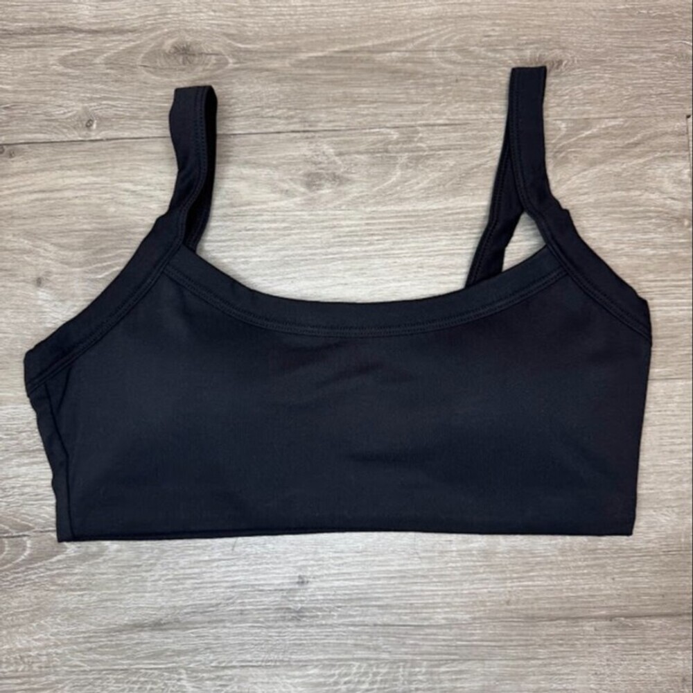 Black Sports Bra Athleisure Gym Yoga Buttery Soft Activewear